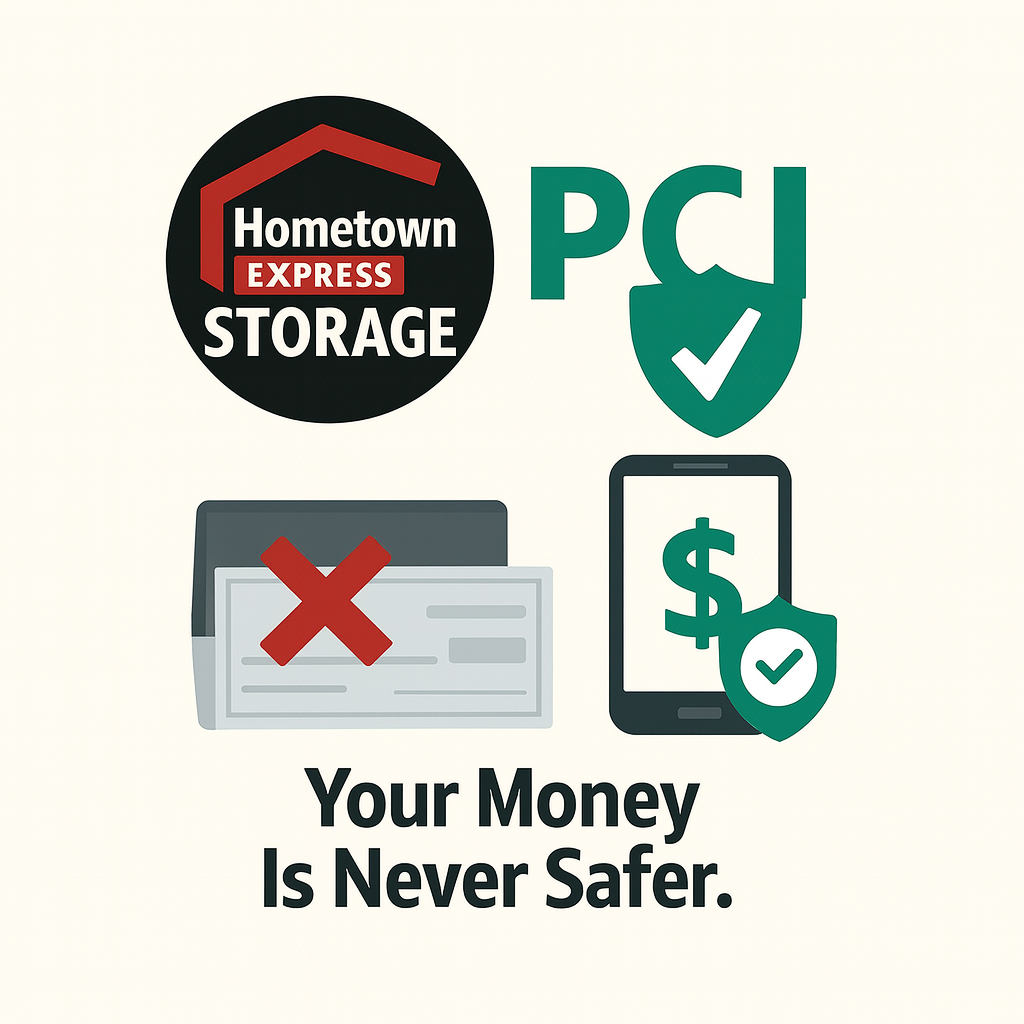 pci COMPLIANCE HOMETOWN EXPRESS STORAGE DIGITAL PAYMENTS